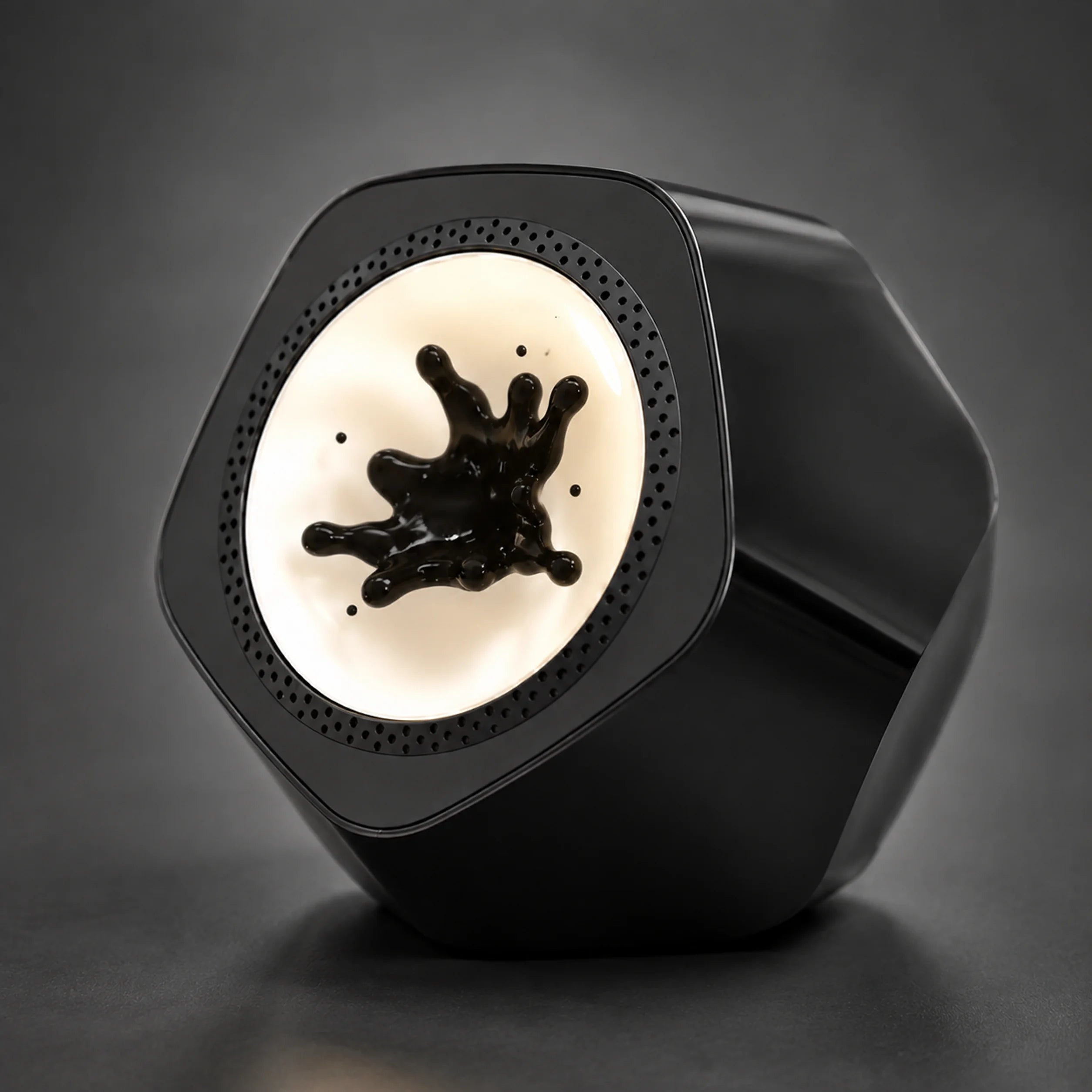 Liquid Beat — Ferrofluid Audio Visualizer with LED Display