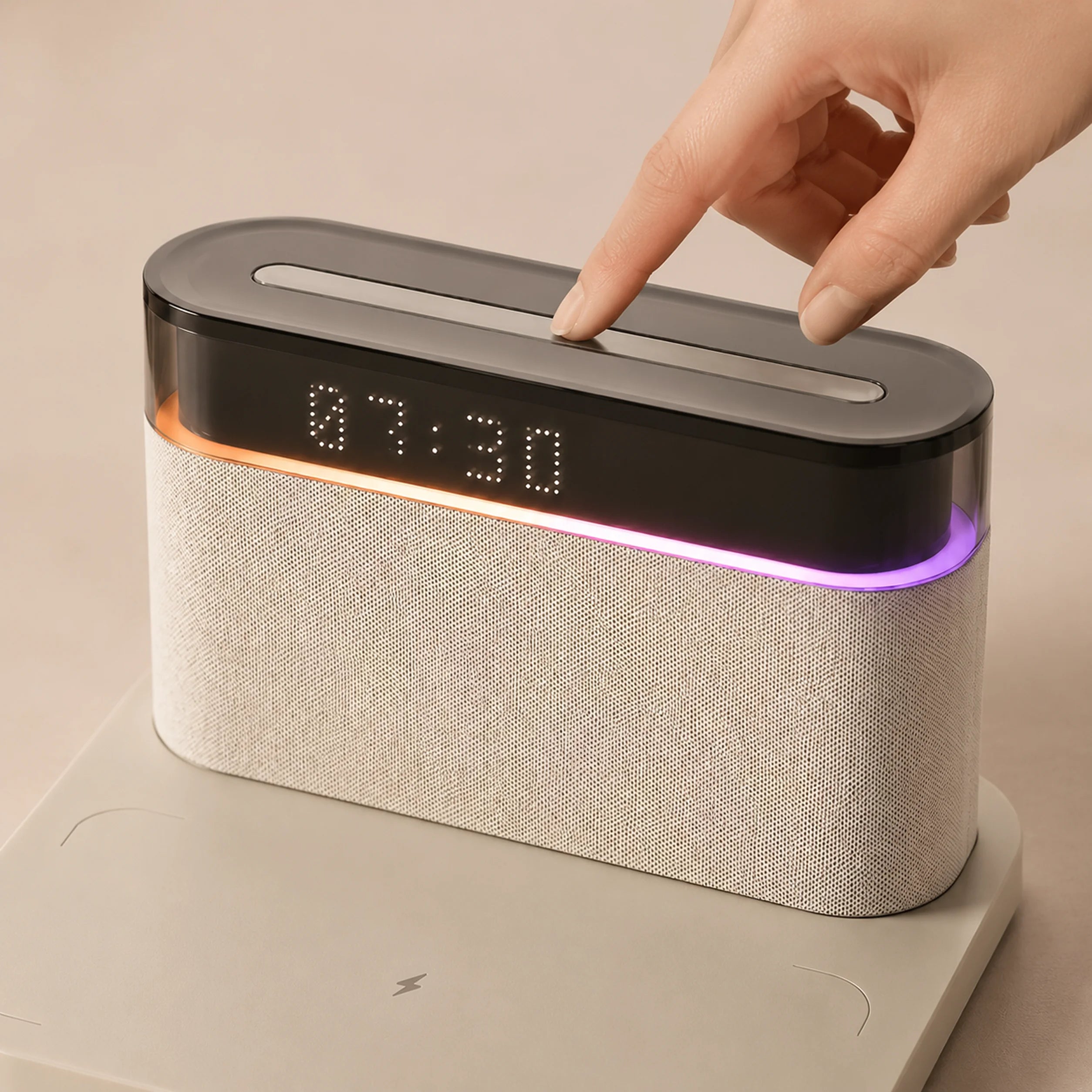 Pixel Pulse — RGB Bluetooth Speaker with OLED Display
