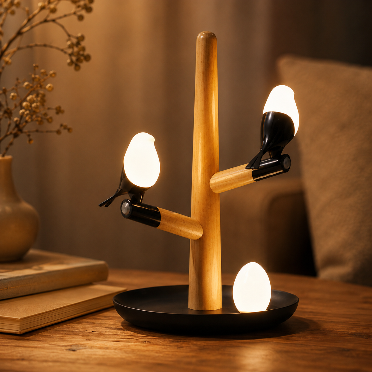 Perch Light — Bird Sensor Lamp with Wireless Charging