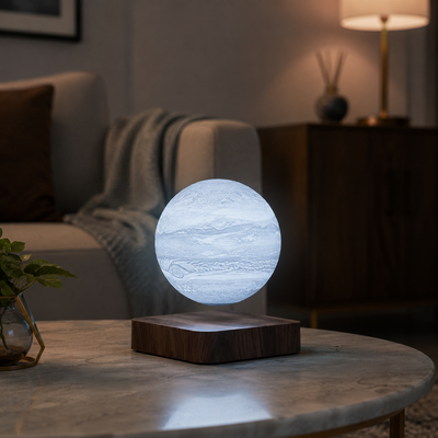 Lunar Orbit — Levitating Moon Lamp with 5 Brightness Levels