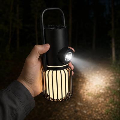 Trail Station — Camping Lantern Speaker with Flashlight and Power Bank